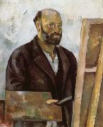 Paul Cezanne, Self-Portrait with a Palette